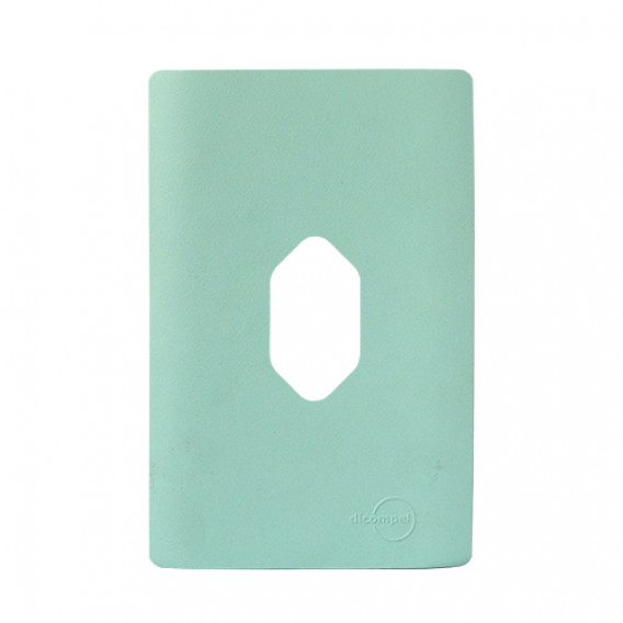 Placa p/ 1 Tomada Vertical 4x2 - Novara Siciliano